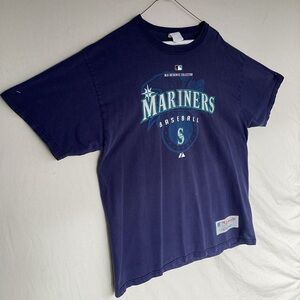 Vintage majestic Seattle mariners short sleeve t shirt